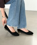 パンプス ポインテッドトゥ フラット パンプス...の詳細画像5