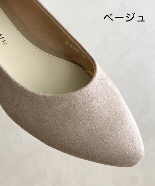 Oriental Traffic ベージュ ポインテッドトゥ フラットシューズ ORiental TRaffic パンプス ポインテッドトゥフラットパンプス/R