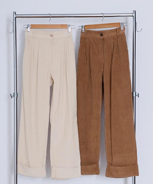 Isn't She？（イズントシー） パンツ コーデュロイワイドパンツ