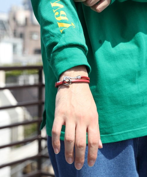 8（eight） ブレスレット レザーフックブレスレット メンズ