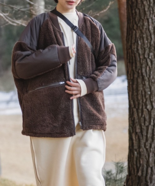 S'more ブルゾン アウター ZIPPER FLEECE JACKET (AW) レディース