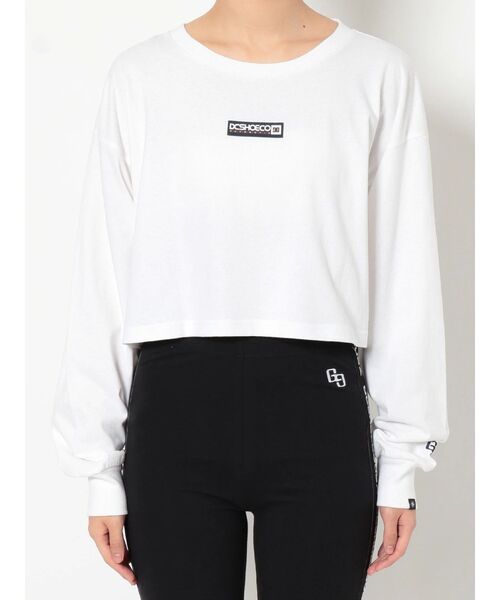 tシャツ GYDA×DC OE LOGOショートロンT レディース GYDA×DC OE LOGOショートロンT[品番：MKSW0066124]｜GYDA
