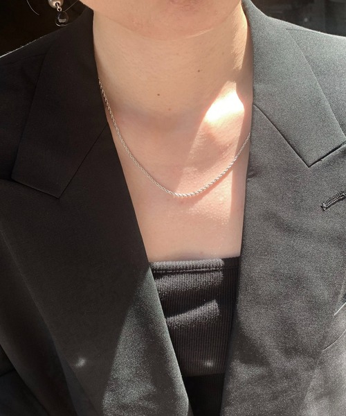 Confirm ネックレス 25SS シルバー / ゴールド ガンメタ ベーシック