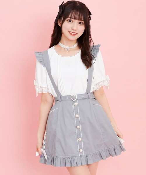 ブラウス シャツ チョーカー付ノーカラーブラウス レディース Secret Honey ブラウス シャツ チョーカー付ノーカラーブラウス
