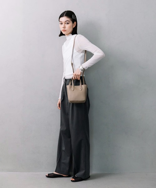 完売カラー　 BEAURE ヴュレ カウレザー ミニトート 2Way ショルダー Beau're ショルダーバッグ バッグ BEAURE ヴュレ カウレザー