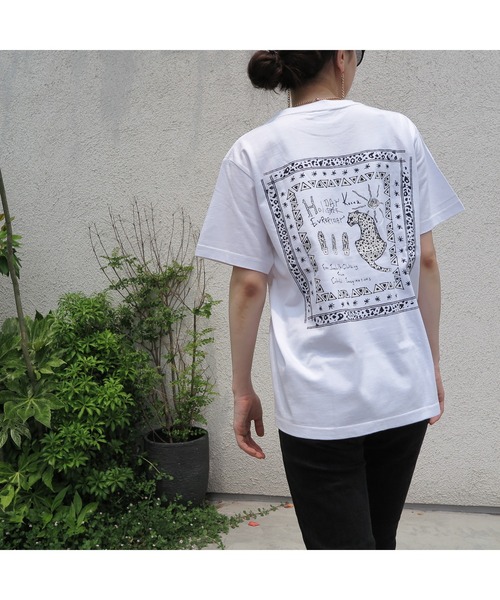 tシャツ 「kocea」LEOPARD GRAPHIC TEE (MA) レディース メンズ