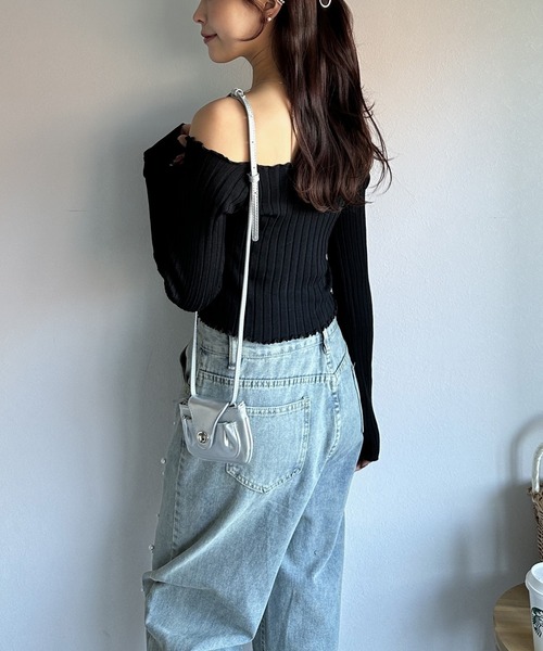 ショルダーバッグ バッグ 「コーデのポイントに！」2wayミニショルダー