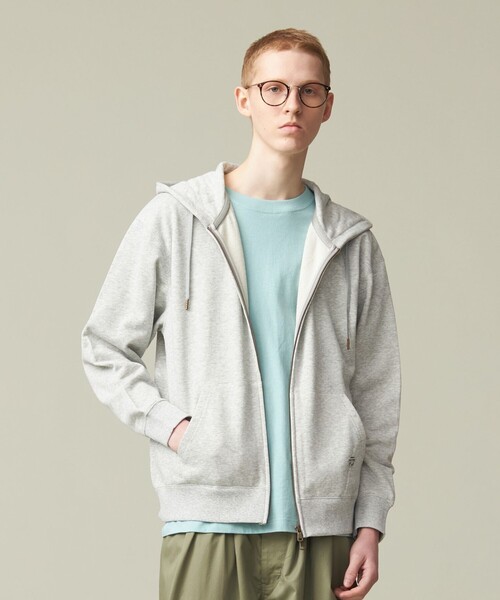 J.PRESS YORK STREET パーカー 「UNISEX」裏毛フルジップ
