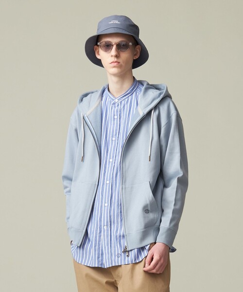 JJJ パーカー J.PRESS YORK STREET パーカー 裏起毛 「UNISEX」裏毛フルジップ