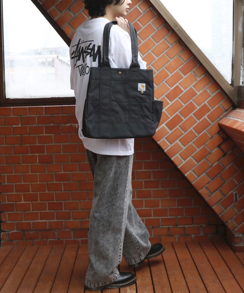 Carhartt トートバッグ バーティカルスナップトート メンズ