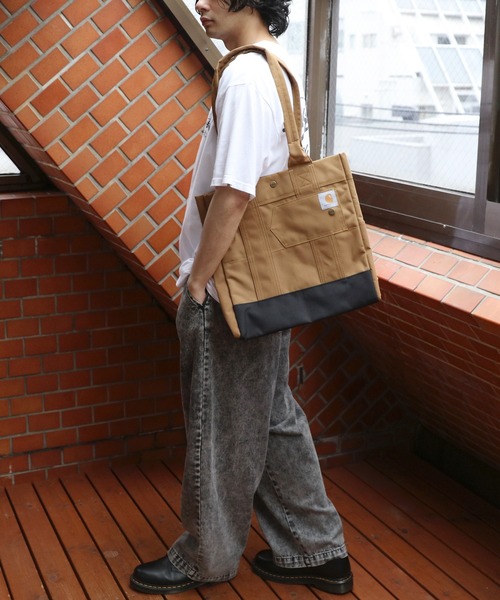 Carhartt トートバッグ バーティカルスナップトート メンズ