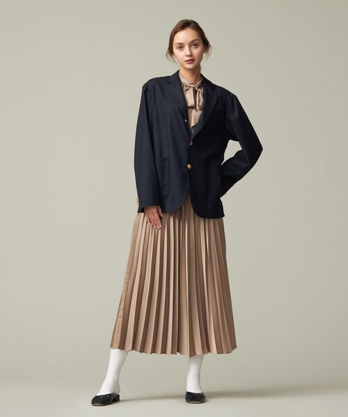 J.PRESS YORK STREET スカート 「WOMEN」プリーツスカート : ZOZOTOWN