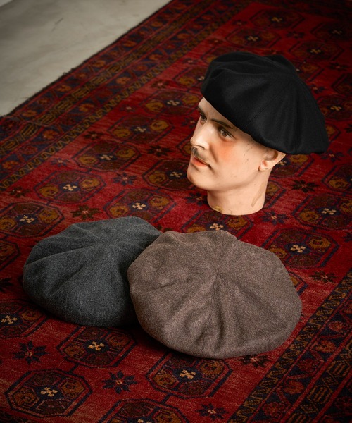 Mr.FATMAN 帽子 ベレー帽 VIDKID BERET WOOL メンズ : ZOZOTOWN Yahoo