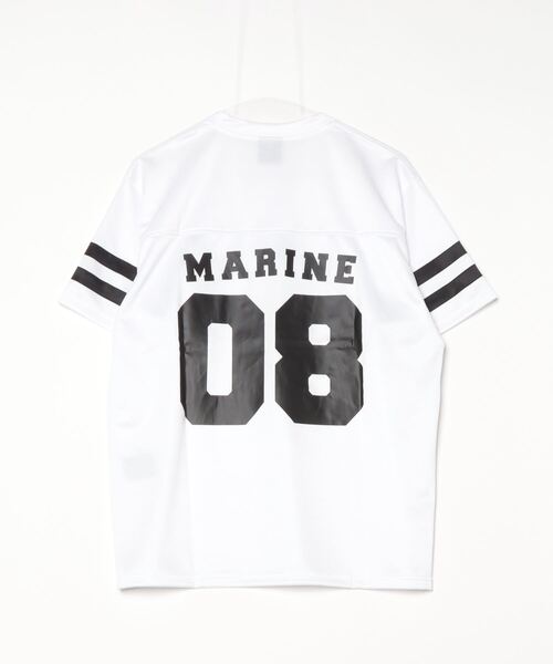 大人気【muta MARINE×ACANTHUS】Football Tee ACANTHUS × muta MARINE Football Tee [全3色] – muta Online Store