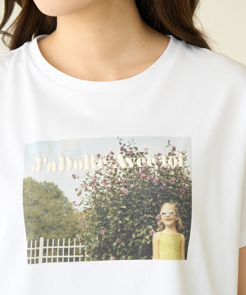 ROPE' PICNIC（ロペ ピクニック） tシャツ RENU/ロゴ＆フォトTシャツ