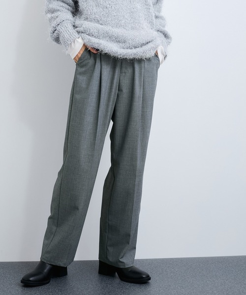 LE CERCLE par rope' パンツ 「セットアップ対応」ZIPストレート