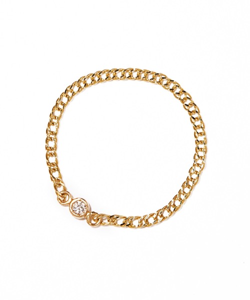 【les bon bon】カットワイヤーリング イエローゴールド 11号 les bon bon】カットワイヤーリング イエローゴールド 11号