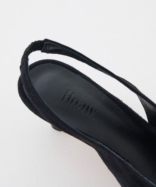 Whim Gazette パンプス 「Hoaw.」スリングバッグスエード