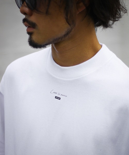 tシャツ 「Leyline」Shallow mock neck tee（浅めのモックネックT