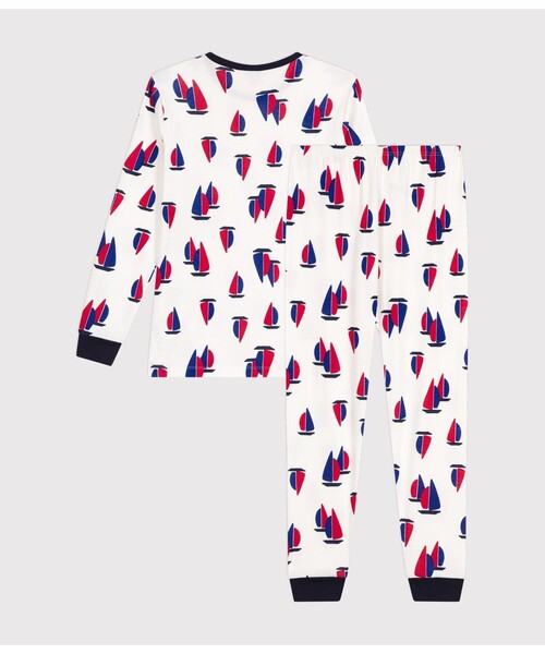 プチバトー PETIT BATEAU パジャマ　S相当　メンズ　レディース おうち時間の気分が上がる♡お揃いも楽しめる新作 ルームウェア