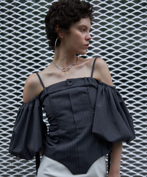 JOSE MOON ブラウス シャツ BALLOON MODELING BLOUSE/バルーン