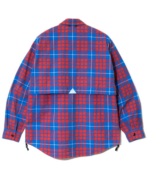 MANASTASH（マナスタッシュ） シャツ ZIP FLANNEL SHIRTS メンズ