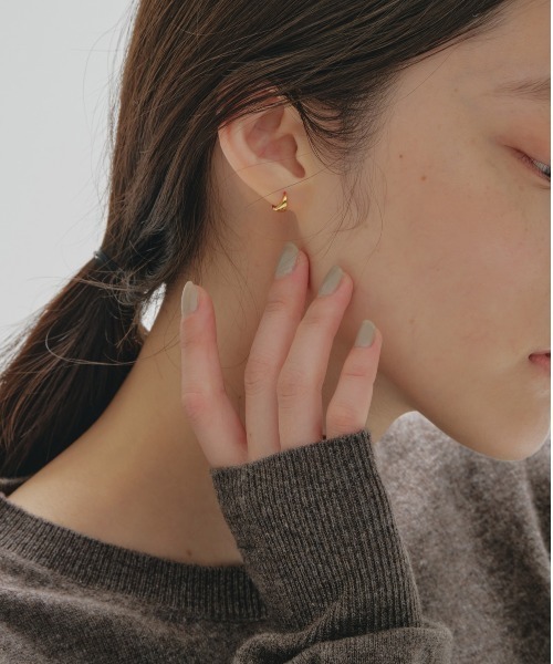 ピアス Petit Curvy Pierce（Silver925） レディースの画像