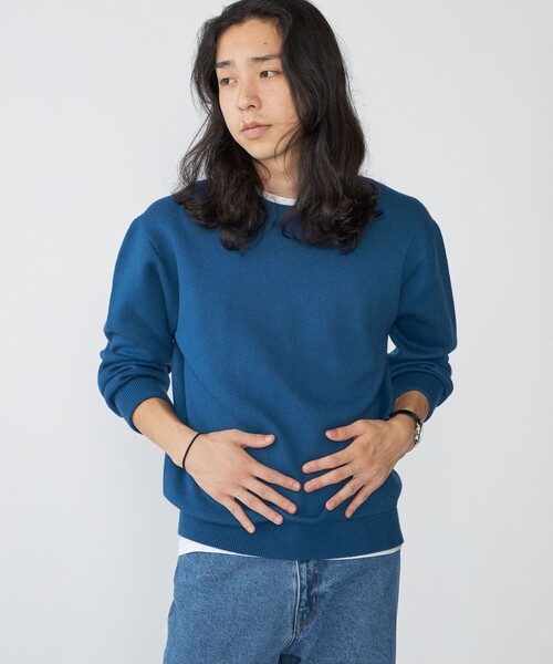 SHIPS（シップス） セーター ニット SHIPS:「手洗い可能」コットン 