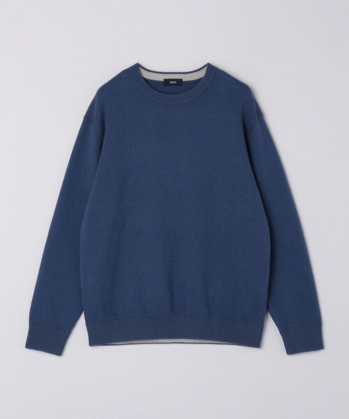 SHIPS JET BLUE セーター メンズMサイズ SHIPS（シップス） セーター ニット SHIPS:「手洗い可能」コットン