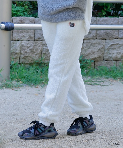 パンツ 「公式」トムとジェリー 両面ボアカットパンツ レディース