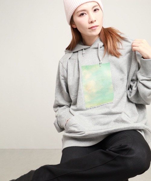パーカー 「ZOZOTOWN限定」LHP×Tenju/「DOZE」Updrift  pullover hoodie(UNISEX)/グラフィックプリン