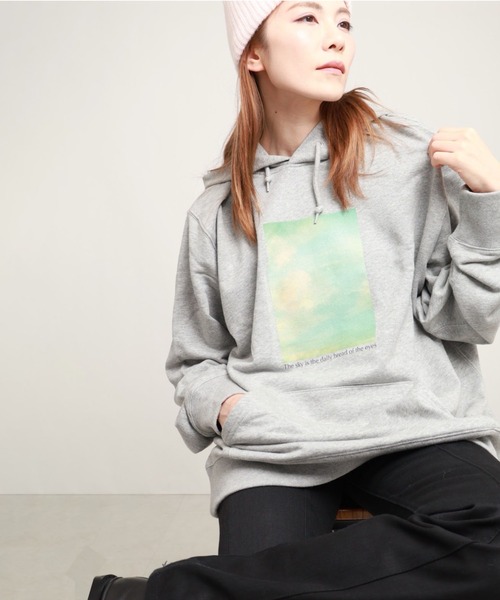 パーカー 「ZOZOTOWN限定」LHP×Tenju/「DOZE」Updrift  pullover hoodie(UNISEX)/グラフィックプリン L.H.P パーカー 「ZOZOTOWN限定」LHP×Tenju/「DOZE」Updrift