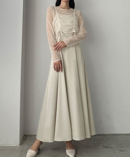 ハンドメイド 【size130 ボレロ付ワンピース】 大きいサイズ レディース ボレロ＆キャミワンピースセット