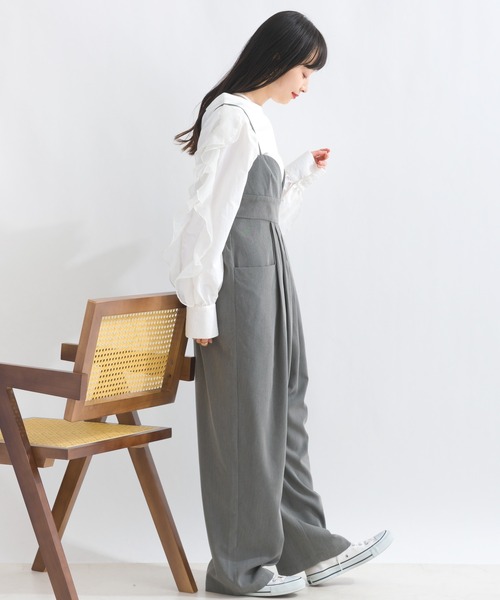 terrace tシャツ フリルスリーブプルオーバー レディース : ZOZOTOWN