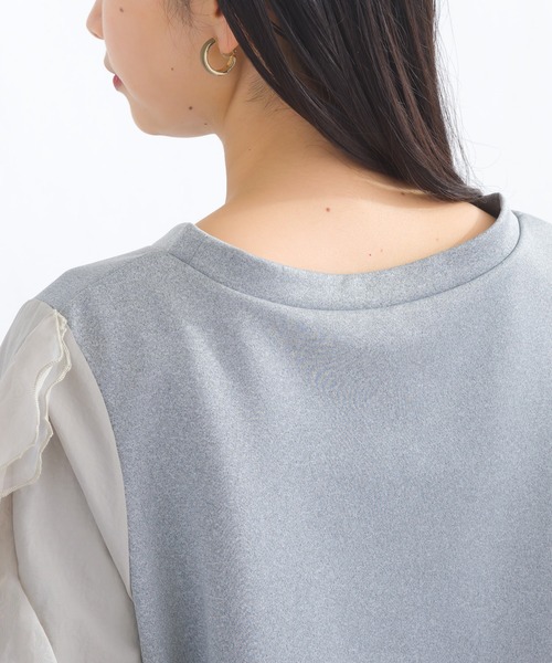terrace tシャツ フリルスリーブプルオーバー レディース : ZOZOTOWN
