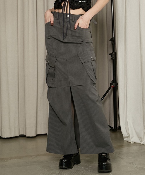 美品　TFW CARGO POCKET SKIRT カーゴポケットスカート PRANK PROJECT スカート カーゴポケットマキシスカート / Cargo