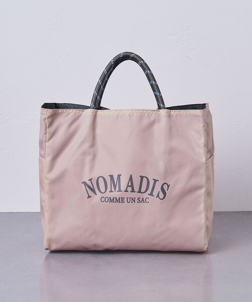 ◾️別注 NOMADIS ピンクロゴトートバッグ natural beauty バッグ