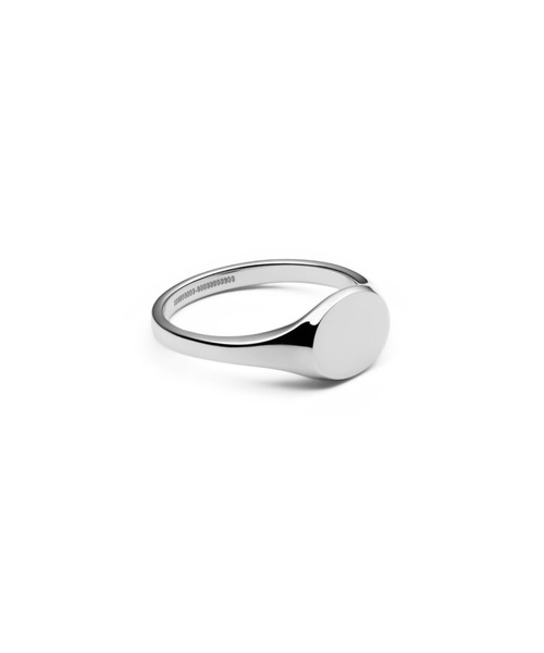 指輪 リング Classic Mini Signet Ring シルバー レディース メンズの画像