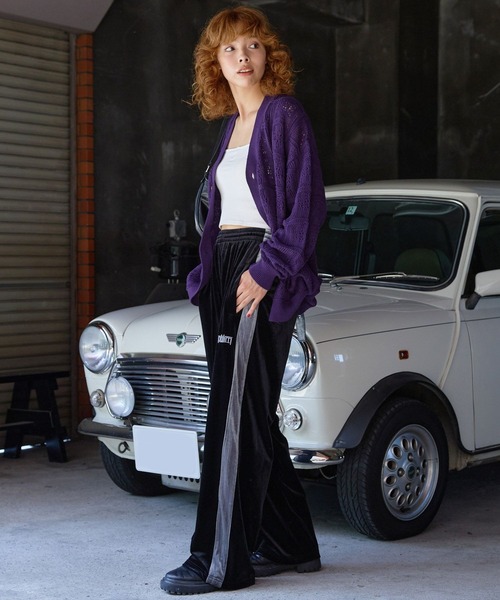 「PBLIM」 イージーパンツ MEDIUM ブラック レディース_画像3