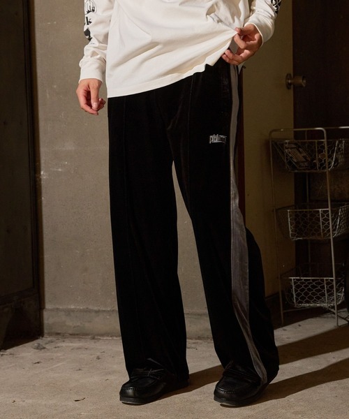 「PBLIM」 イージーパンツ MEDIUM ブラック レディース_画像8