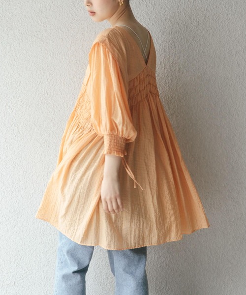 KBF ワンピース 2WAYシャーリングミニワンピース : ZOZOTOWN