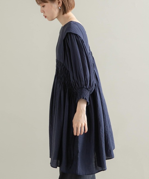 【待望★】 KBF ZOZOTOWN : 2WAYシャーリングミニワンピース ワンピース ワンピース