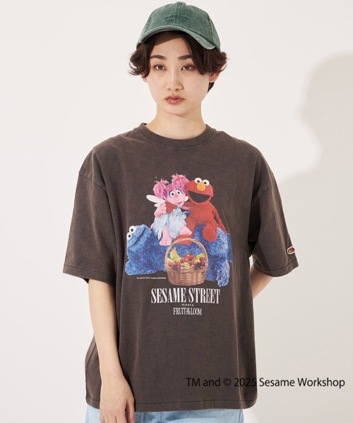 FRUIT OF THE LOOM tシャツ SESAME STREET×FTL Photo T-Shirt B