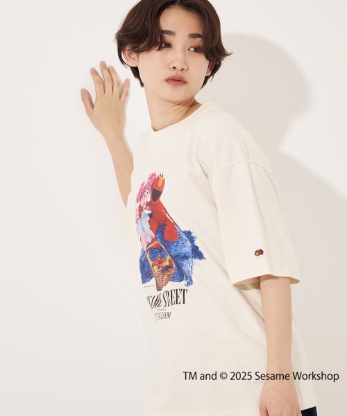 【FRUIT OF THE LOOM】SESAME STREET×FTL Photo T-Shirt B/全3色 FRUIT OF THE LOOM tシャツ SESAME STREET×FTL Photo T-Shirt B