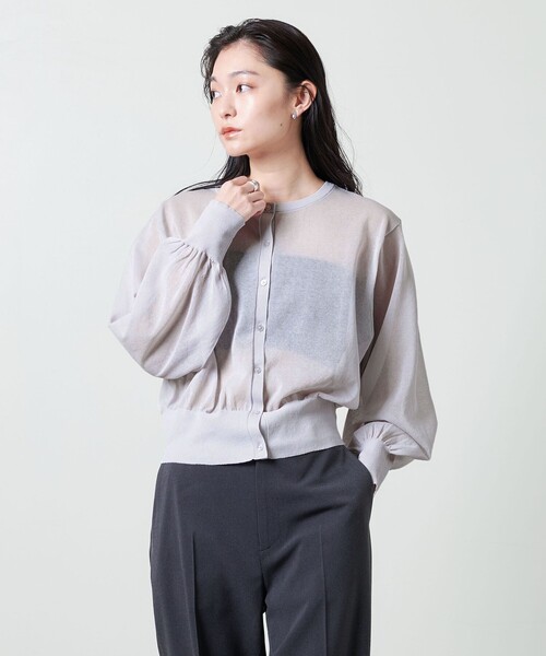 ニット セーター 「MARW UNITED ARROWS」シアー 2WAY カーディガン レディース MARW UNITED ARROWS ニット セーター 「MARW ARROWS」シアー