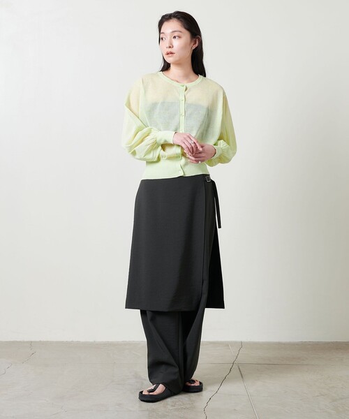 ニット セーター 「MARW UNITED ARROWS」シアー 2WAY カーディガン レディース MARW UNITED ARROWS ニット セーター 「MARW ARROWS」シアー