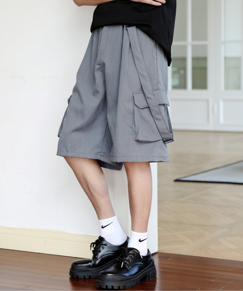 NEOS（KOKUYO） ハーフパンツ スラックス 「neos」ルーズシルエット