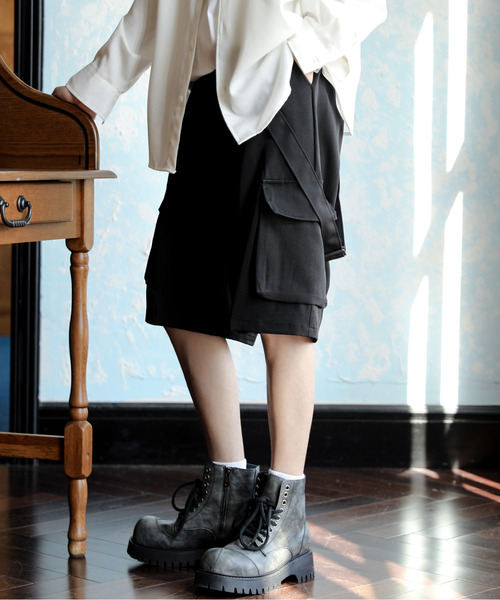 NEOS（KOKUYO） ハーフパンツ スラックス 「neos」ルーズシルエット