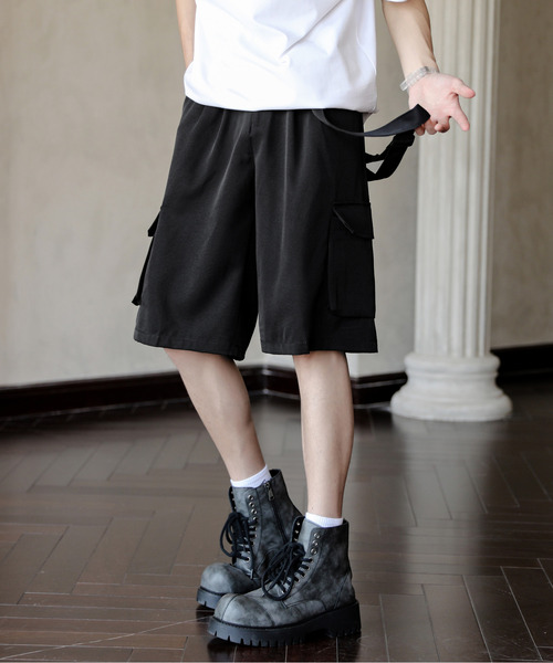 NEOS（KOKUYO） ハーフパンツ スラックス 「neos」ルーズシルエット