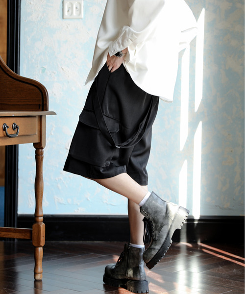 NEOS（KOKUYO） ハーフパンツ スラックス 「neos」ルーズシルエット
